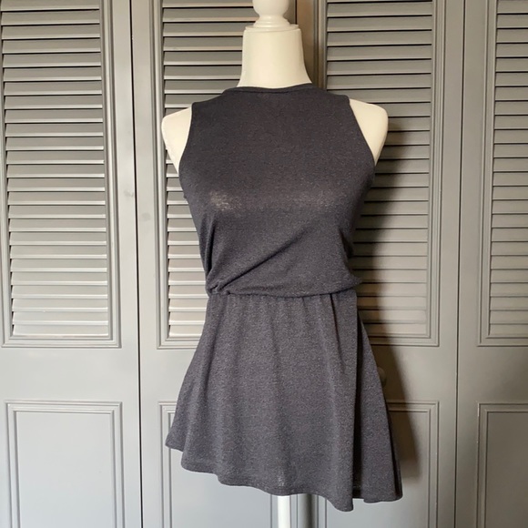 Zara Tops - Zara Trafaluc : Gray Tank - Small